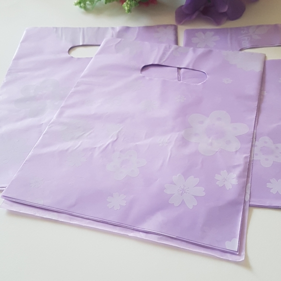 25 pcs Small Loot Bags Floral Design Favor Bags Treat Bags 5.5x6" In. - Picture 4 of 4